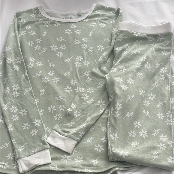 Jessica Simpson Mint Floral Kids Pajama Set - Picture 1 of 1